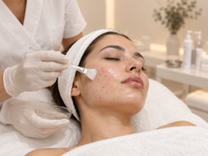 Professional microneedling and advanced skin treatment at The AURM Clinic